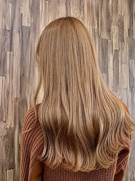 リゾートヘアー(Resort Hair) ミルクティーベージュロング♪