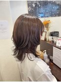 顔周りウルフミディアム
