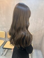 ユッカ 京橋(YUCCA)&nbsp;【YUCCA】オリーブベージュロングレイヤー透明感くびれ巻き