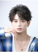 フェザーショートパーマ