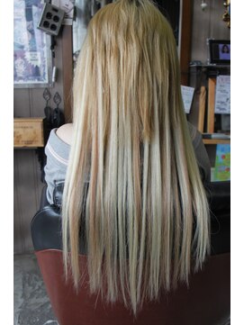 オーバーキャプテンネイキッド(OVER CAPTAIN NAKED) エクステ3色ＭＩＸロング（付け放題50本）