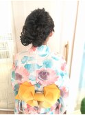 夏！！オーダー率高めなダウンスタイル浴衣ヘアアレンジ