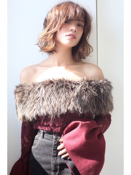 クオーレ(CUORE) ☆ゆるふわミディ☆フェミニンボブ