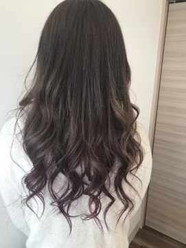 パザパ 花楯店 山形(pa za pa) デザインカラー/ダブルカラー/ピンクのグラデーションカラー