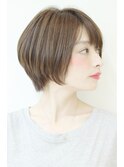 30代からの大人可愛いショートボブ