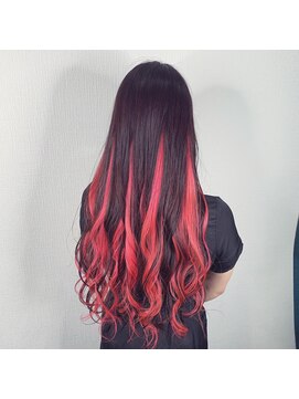 アクタノイドエット(acta noid etto) ハイクオリティレッドピンクインナーカラー#kota