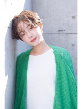 ケイト(kate) kate 大宮　センターパート×オレンジベージュ