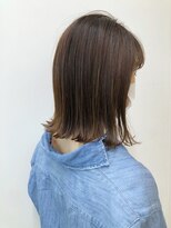 ヘアーポケット リタ(HAIR POCKET ritta)&nbsp;切りっぱなしロブ　×  前髪パーマ