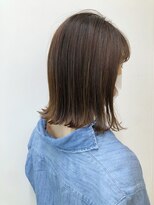 ヘアーポケット リタ(HAIR POCKET ritta) 切りっぱなしロブ　×  前髪パーマ