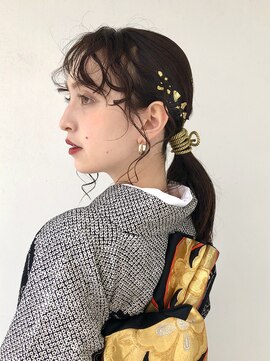 トルネード(TORNADO) 卒業式 成人式 振袖 袴 着付け ヘアセット 金箔ヘア☆