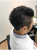 バーバーパーマスタイル