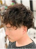 オシャレメンズワイルドパーマ☆