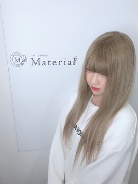 ヘアスタジオ マテリアル 中央駅店(hair studio Material) ＃プルエクステ＃鹿児島＃髪質改善＃ダブルカラー