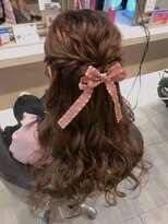 ヘアセットアリエス(aries)&nbsp;ハーフアップ