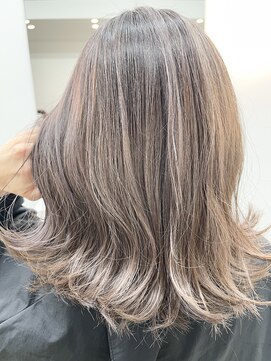 ネイビー(Navy) 白髪ぼかしバレ