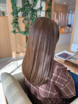 アドラーブル 長岡リップス旭岡店(adorable) 艶髪♪透明感カラーモカブラウン×20代30代40代人気