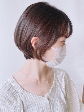 モリオフロムロンドン 原宿本店(morio from London) 【morio 原宿】耳かけショート　丸みショート　ストレート　宮本