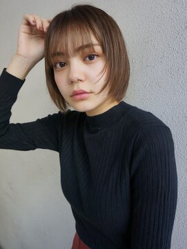 ブゾン(buZon) 【buZonブゾン】顔まわりレイヤー×ナチュラルボブ