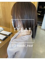 トリート 西船橋店(TREAT) インナーカラー×シアーベージュ