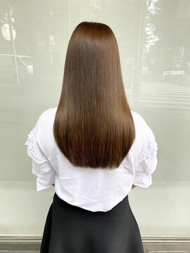 キュア 表参道(CURE) 黒髪/グレージュカラー/ココアベージュ/ヘルシーロング[表参道]