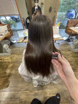 ラミール 学園店(lamiell) ロング/髪質改善/縮毛矯正/髪質改善ストレート/チョコレート