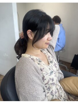 アリスバイアフロート 自由が丘(ALICe by AFLOAT) 結んでも可愛いおくれげカット