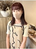 チェリーレッド×パールベージュ◎