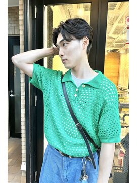 ハグ 横浜(HUG) センターパート　カルマパーマ