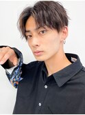 20代30代メンズスパイラルパーマワイルドオシャレ感アッシュ
