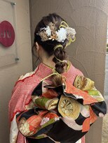 ヘアプロデュース ムース(Hair Produce MU SU) 成人式編み下ろしヘア