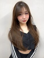 ユニ 表参道(uni)&nbsp;韓国ヘア/レイヤーカット/ベージュ/大人かわいい