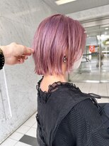 エマエコル(Emma ecole)&nbsp;Emma ecole ハイトーンボブ/ピンクラベンダーカラー/名古屋栄