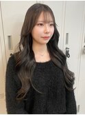 赤み消しグレージュ 流れるお顔周り