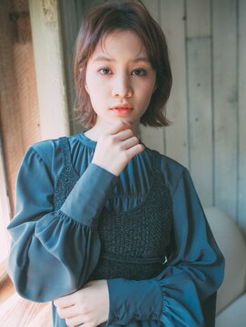 リュープリエ 笹塚(Lieu plie) ニュアンスレイヤー切りっぱなしボブ