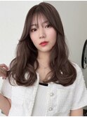 イメチェン/フェミニンロング/似合わせカット/ワイドバング_1