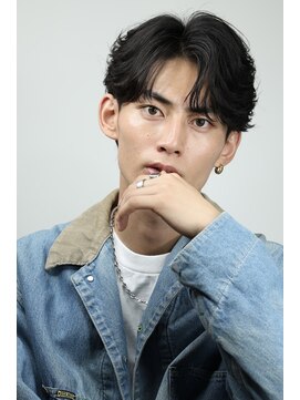 リップスアネックス 大宮(LIPPS annex) 《大人カッコいい》コンマ風センターパート