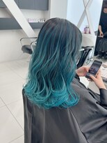 アライブ キチジョウジ(ALIVE Kichijoji) 【ALIVE吉祥寺】シアンブルーバレイヤージュカラー