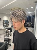 波巻きツイストスパイラルパーマ/フェザーパーマ/眉毛/メンズ 