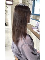 ラック 海老名店(LUCK) 【艶々ちゅるんストレート】縮毛矯正×オリーブブラウン