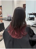 ソフトピンクグラデーションカラー