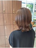 くびれヘア/アプリコットオレンジ/夏のヘアアレンジ/成田富里