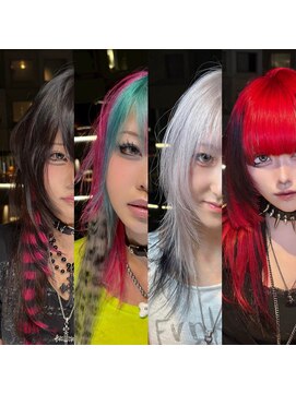 ベレーザ 渋谷(BELEZA) 15473ブリーチ＆ダブルカラーニュアンスカラーレイヤーロング