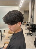 毛流れしっかり センターパート