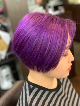 ディープコア 上乃木店(DEEPCORE) 派手髪ショート