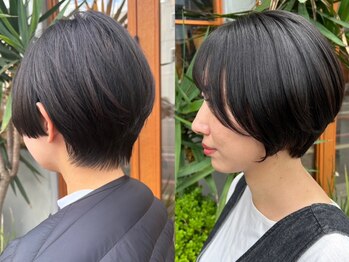 レリコ ニド(Relico-nid)の写真/【烏丸駅】丁寧なカウンセリングと提案力が好評◎ミリ単位のカット技術で、扱いやすいショートやボブに。