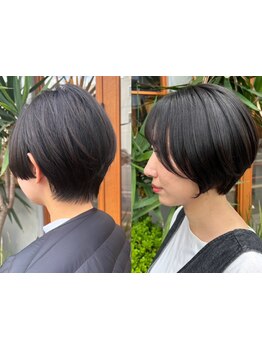 【烏丸駅】丁寧なカウンセリングと提案力が好評◎ミリ単位のカット技術で、扱いやすいショートやボブに。