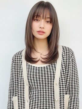 ライクバイコトナ 越谷(RIKE by kotona) 大人可愛いロングレイヤーヘアー/ハッシュカット/韓国風/越谷/