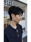 【松尾が作る】【福岡春日】【メンズ】フェザーパーマ