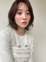 カバーヘア ブリス 戸田公園西口店(COVER HAIR bliss)&nbsp;ラフウェーブ×ショートボブ×ココアブラウン20代30代p戸田公園