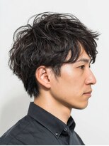 アンサ 小倉店(ANSA) 無造作ニュアンスショート|大人メンズヘア